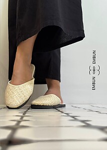 Handwoven Mengkuang Home Sandal