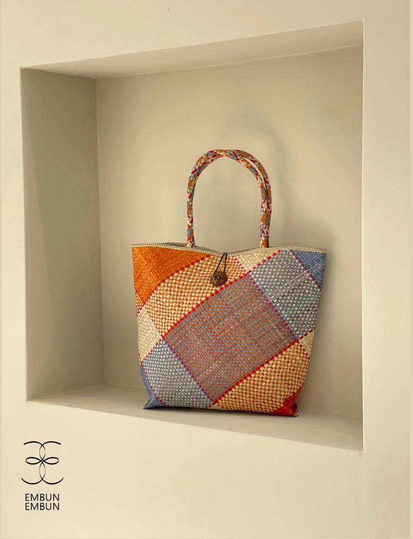 Embun Embun Handwoven Mengkuang Tote V