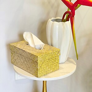 Handwoven Mengkuang Tissue Box