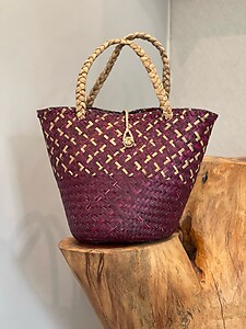 Handwoven Mengkuang Artisanal Basket Bag