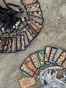Handwoven Mengkuang ID Lanyard Handwoven Mengkuang ID Lanyard