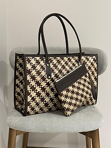 Handwoven Mengkuang Office Tote