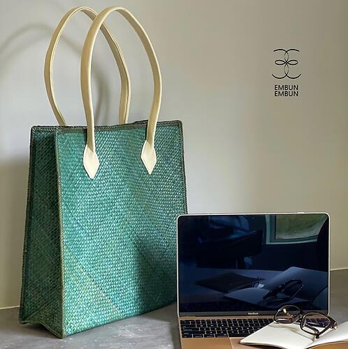 Handwoven Mengkuang Bag Square OUT OF STOCK