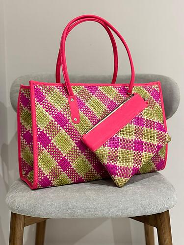 Handwoven Mengkuang Office Tote